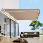 Amazon.com : AECOJOY 13'×8' Manual Retractable Awning Sun Shade .