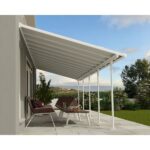 CANOPIA by PALRAM Feria 10 ft. x 28 ft. White/White Aluminum Patio .