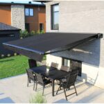 Multiple Awnings 9'' Fabric Cover Retractable Patio Awning | Wayfa