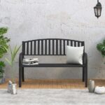 Maypex Steel Outdoor Patio Bench 300040-V2 - The Home Dep