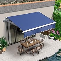 Amazon.com : VUYUYU 8.2'x6.5' Patio Awning Retractable Awning .