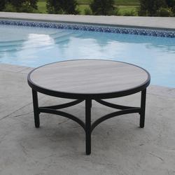 Backyard Creations® Chalet Gardens Round Patio Coffee Table 42" W .