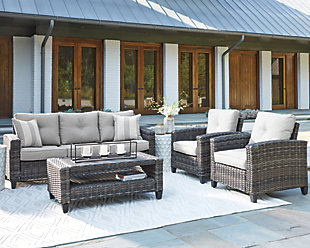 Cloverbrooke Nuvella 4 Piece Outdoor Conversation Set | Ashl