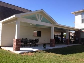 Houston Patio Cover Designs | Covered patio design, Covered patio .