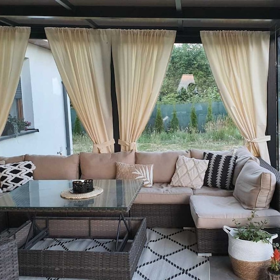 Transform Your Outdoor Space with Stylish Patio Curtains