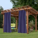 Pro Space Outdoor/Indoor Patio Curtains 50x120inch CCHG50120DBTB .