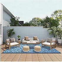 Amazon.com: Reversible Outdoor Rugs for Patio Decor 5' x 8 .