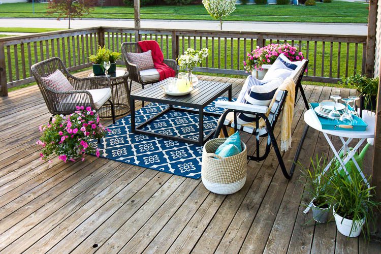 Summer Deck Decorating Ideas - Small Stuff Coun