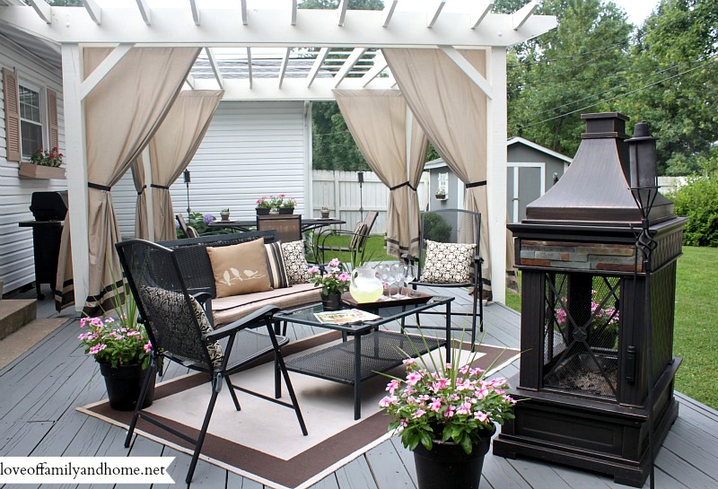 Back Deck/Pergola Reveal - Love of Family & Ho