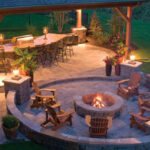 Landscaping patio ideas with free patio plan downloa