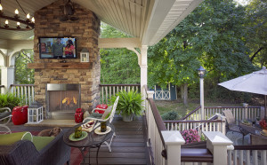 Patio and Deck Fireplace Designs- Fireplaces for Decks- Amazing Dec