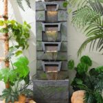 Amazon.com: 41.1" Garden Water Fountain Outdoor Fountains with LED .