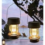 Amazon.com: pearlstar Solar Lanterns Outdoor Hanging Solar Lights .