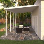 Integra 10 ft. x 16 ft. White Aluminum Frame Patio Cover, 4 Posts .