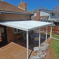 Teton Patio Cover with Flat Roof Pane