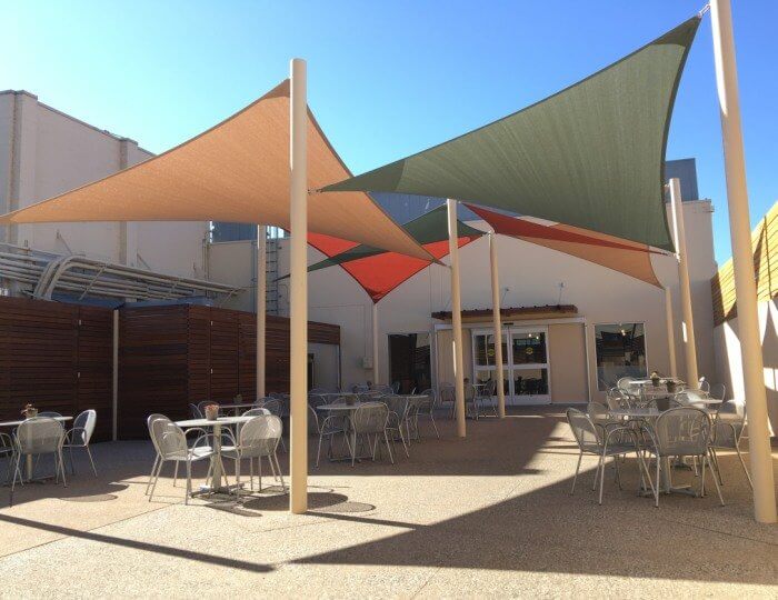 Sun Shade Sails for Patios & Outdoor Areas - Van Nuys Awni