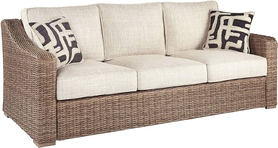 Amazon.com : Signature Design by Ashley Beachcroft Outdoor Wicker .