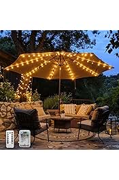 Amazon.com: Patio Umbrella Lights - Patio Umbrella Lights .