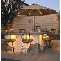 Patio Umbrella Lights, Remote Control and Timer, 8-Ribs 104 LED .