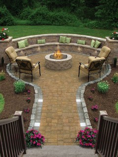 75 Concrete Paver Patio Ideas You'll Love - April, 2024 | Hou