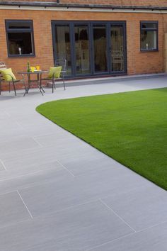 Discovery Origin Grande - Large Format Grey Porcelain Paving Slabs .