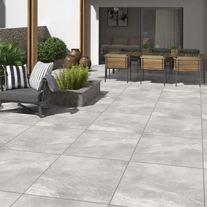 Yosemite Ash Porcelain Paving Slabs 60x60x2cm | StoneSupersto