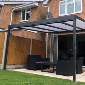 High Quality NovaPro Self-Assembly Aluminium Canopy Carport .