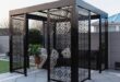 Pergola Aluminium 3m X 3m, Garden Decoration, Garden Furniture .