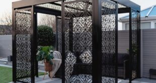 Pergola Aluminium 3m X 3m, Garden Decoration, Garden Furniture .