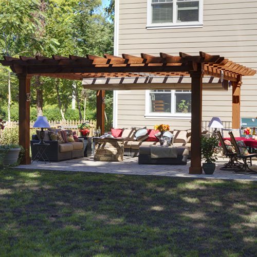 EZShade Canopy for Pergolas, Pavilions & Gazebos | Country Lane .