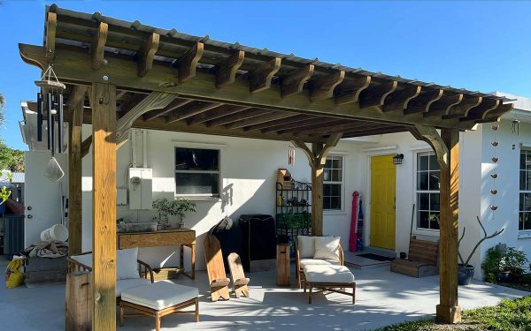 Covered Pergola Kits with Roofs | Order the Big Kahuna™ PLUS DIY .