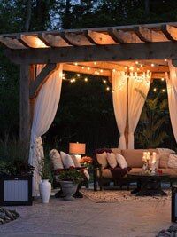 77 Pergola Lighting Ideas | pergola, pergola lighting, pat