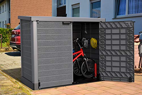 Duramax Cedargrain StoreAway 1200L Plastic Garden Storage Shed .