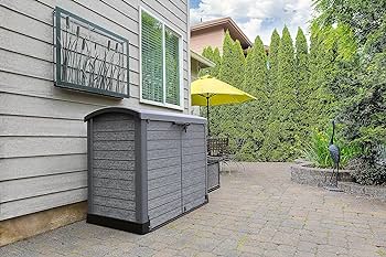 Amazon.com : Duramax Cedargrain StoreAway 1200L Plastic Garden .