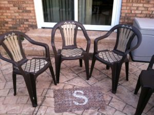 Plastic Patio Chair Upgrade | Plastic patio chairs, Patio .