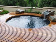 11 Plunge pool and deck ideas | pool, plunge pool, backyard po