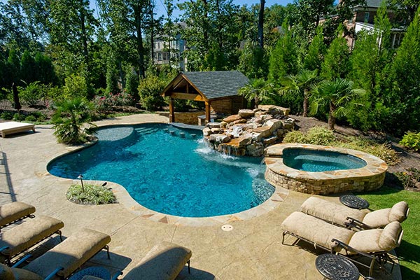 Best Pool Design & Landscape in Atlanta, GA, Lake Martin,