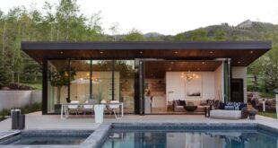 This Can-Do Pool House Cleverly Goes From Private to Party Mode .
