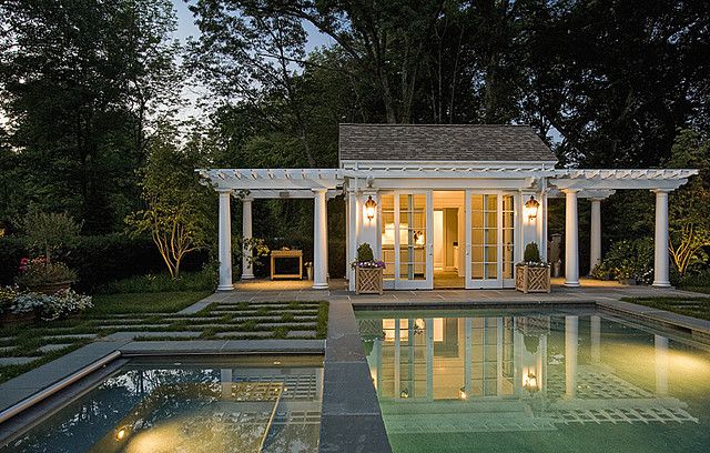 DanGordon_poolgarden_weston,-MA | Pool house designs, Pool house .