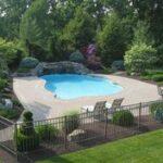 21 Pool Border Ideas | backyard pool landscaping, inground pool .