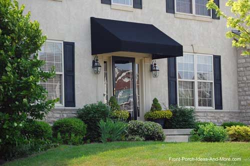 Porch Awnings | Awning over door, Door awnings, Porch awni