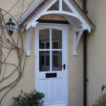 Front door porch awning, period door canopy, wooden | Cottage .