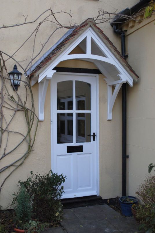 Front door porch awning, period door canopy, wooden | Cottage .