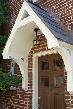 Front Door Awning | House with porch, Porch canopy, Front door cano