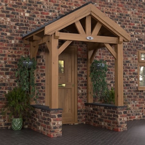 Timber Door Canopy - Et