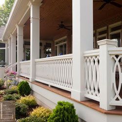 Vinyl Porch Railing Ideas for Porches and Decks | Traditional .