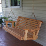 Centerville Amish Heavy Duty Roll Back Wooden Porch Swing – The .