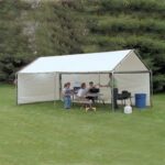 WeatherShield Portable Canopy 40'L Side Panel - Clear - Growers .