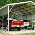 22x26 Two Car Metal Carport | 22x26 Vertical Roof Metal Carpo