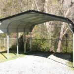 Standard 12x21x5 Metal Carport for One Car | Carport.c